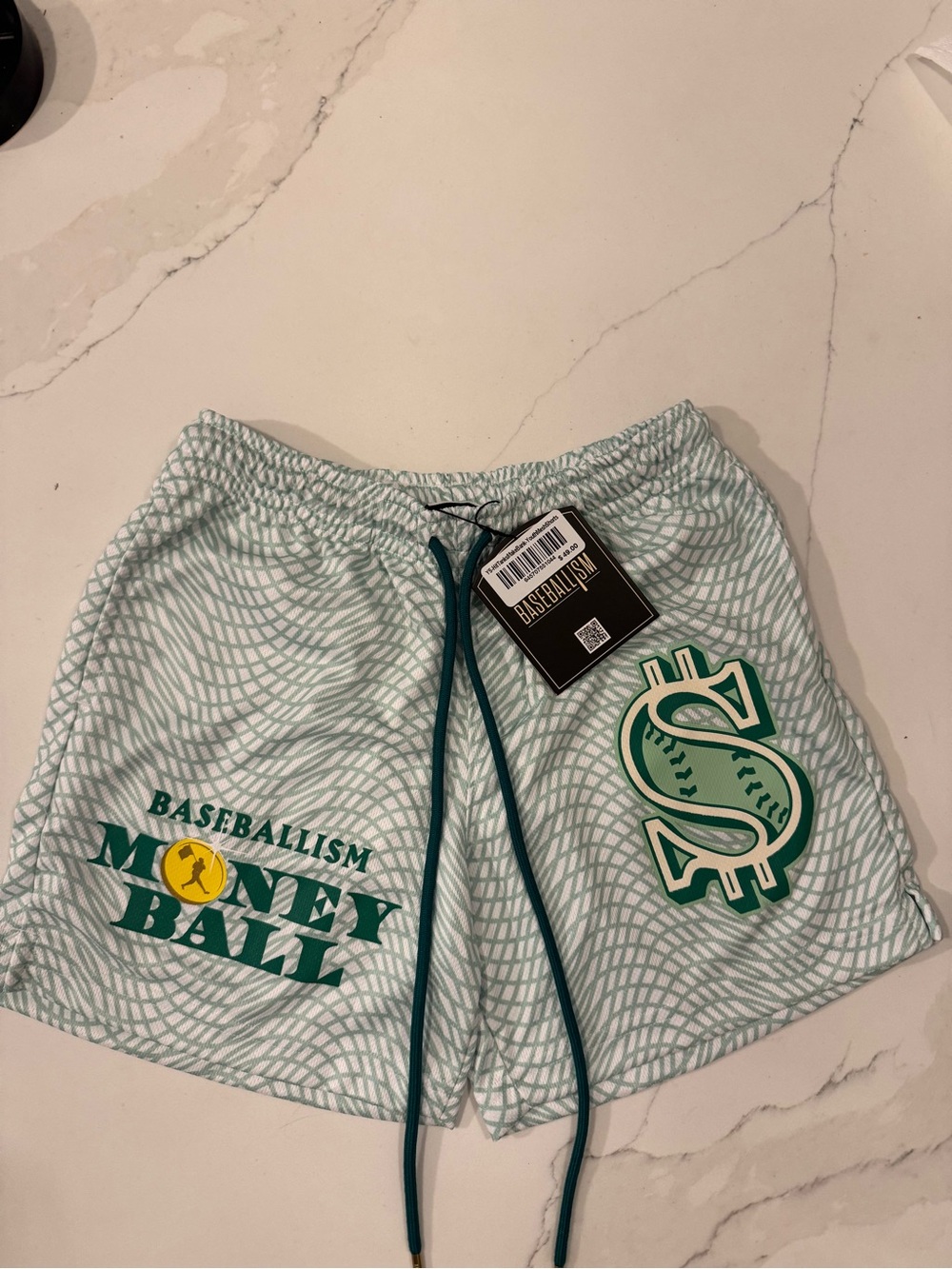 Baseballism Money Ball Shorts YS